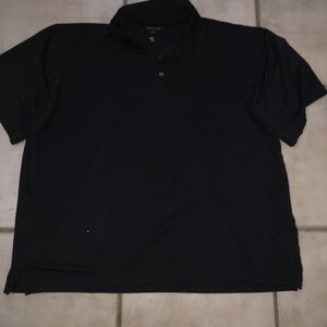 A black collard shirt